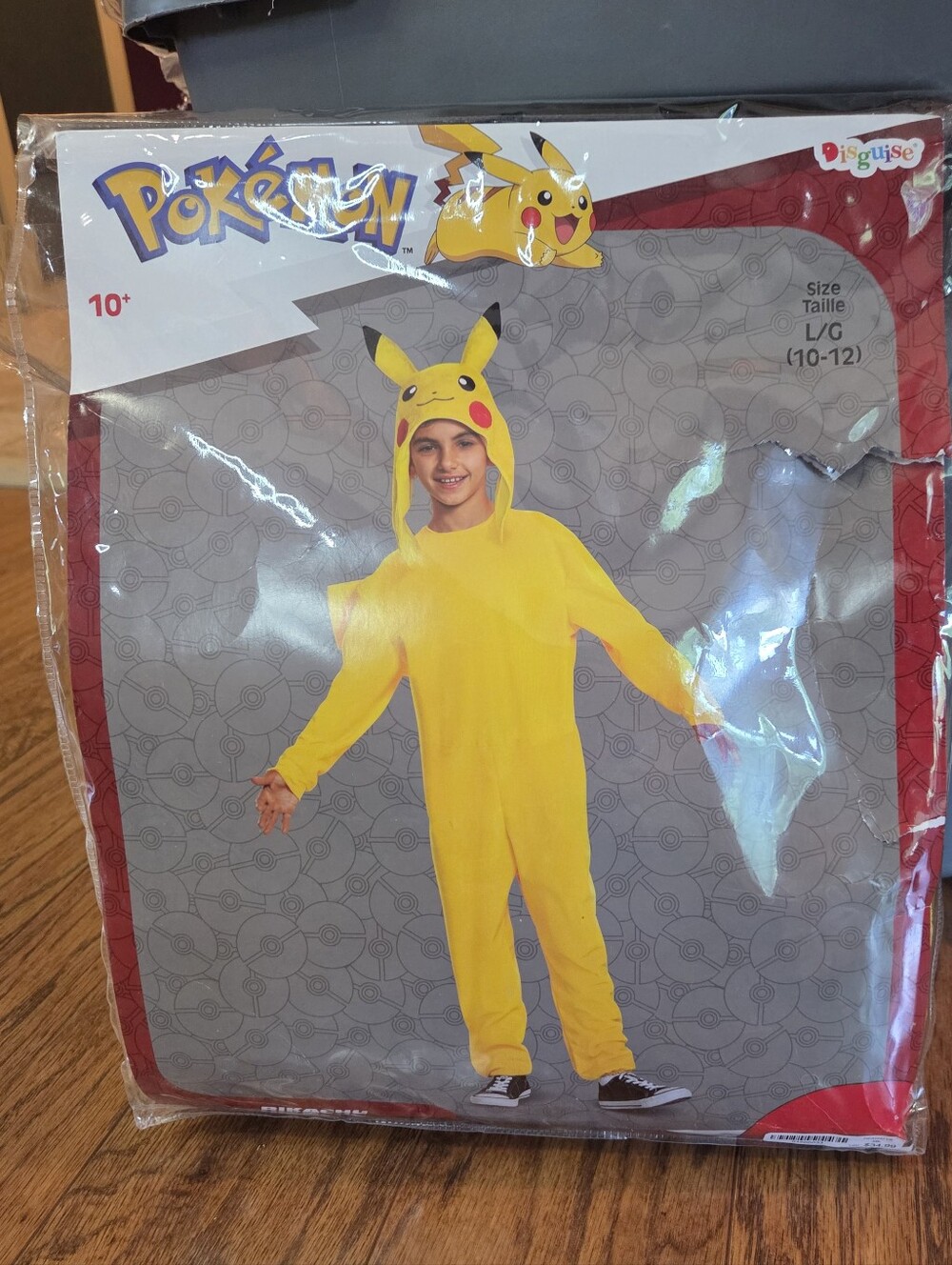 Pokemon Pikachu Deluxe Kids Costume Cosplay Jumpsuit Size Large 10/12